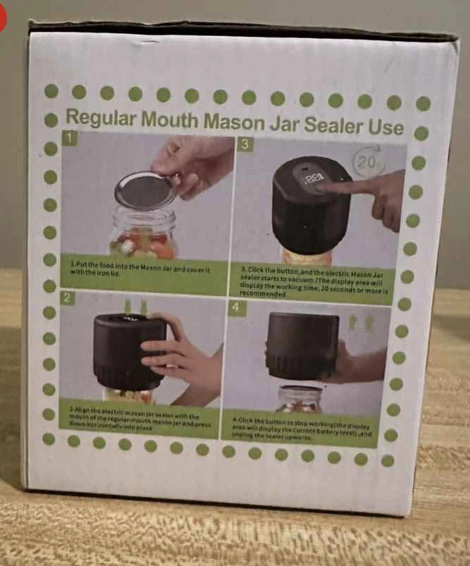 Electric Mason Jar Vacuum Sealer Kit - photo 2