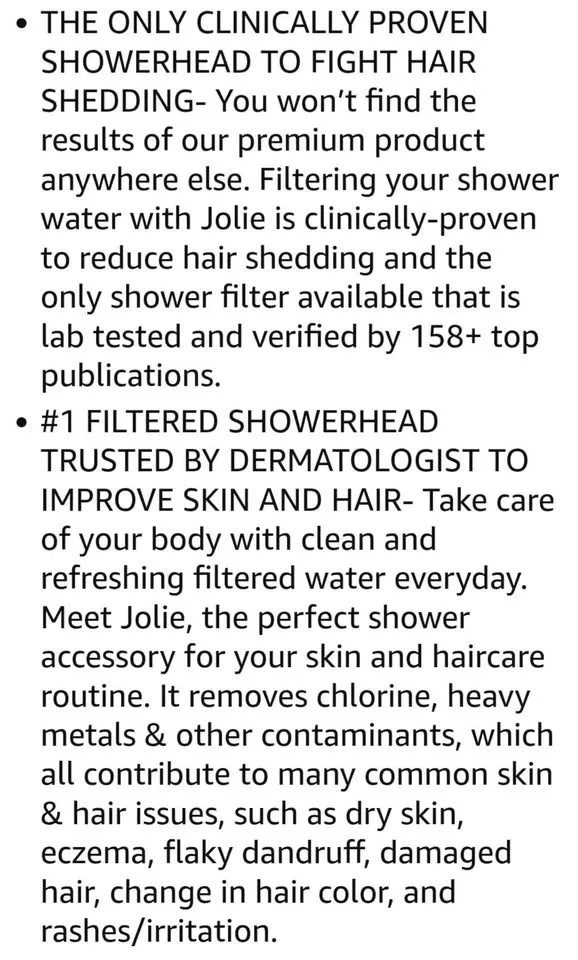 Jolie Filtered Showerhead, High Pressure Shower Filter - photo 4