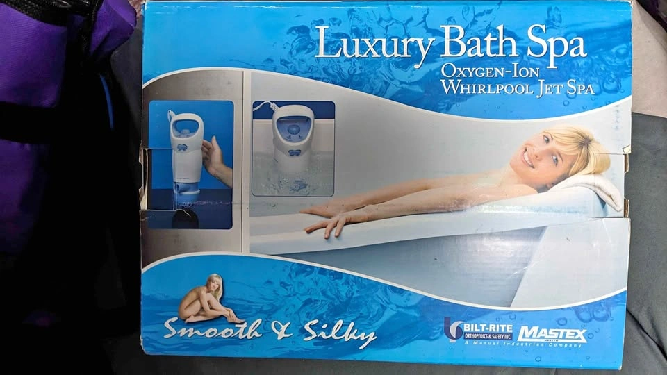 Portable Bath Spa With Suction Cup & Hydro Jets