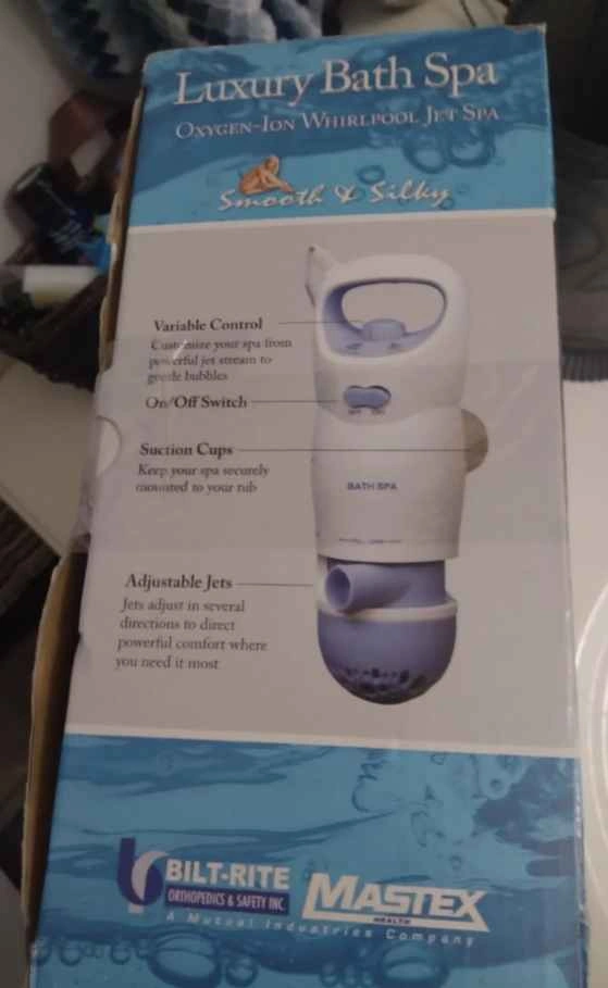 Portable Bath Spa With Suction Cup & Hydro Jets - photo 2