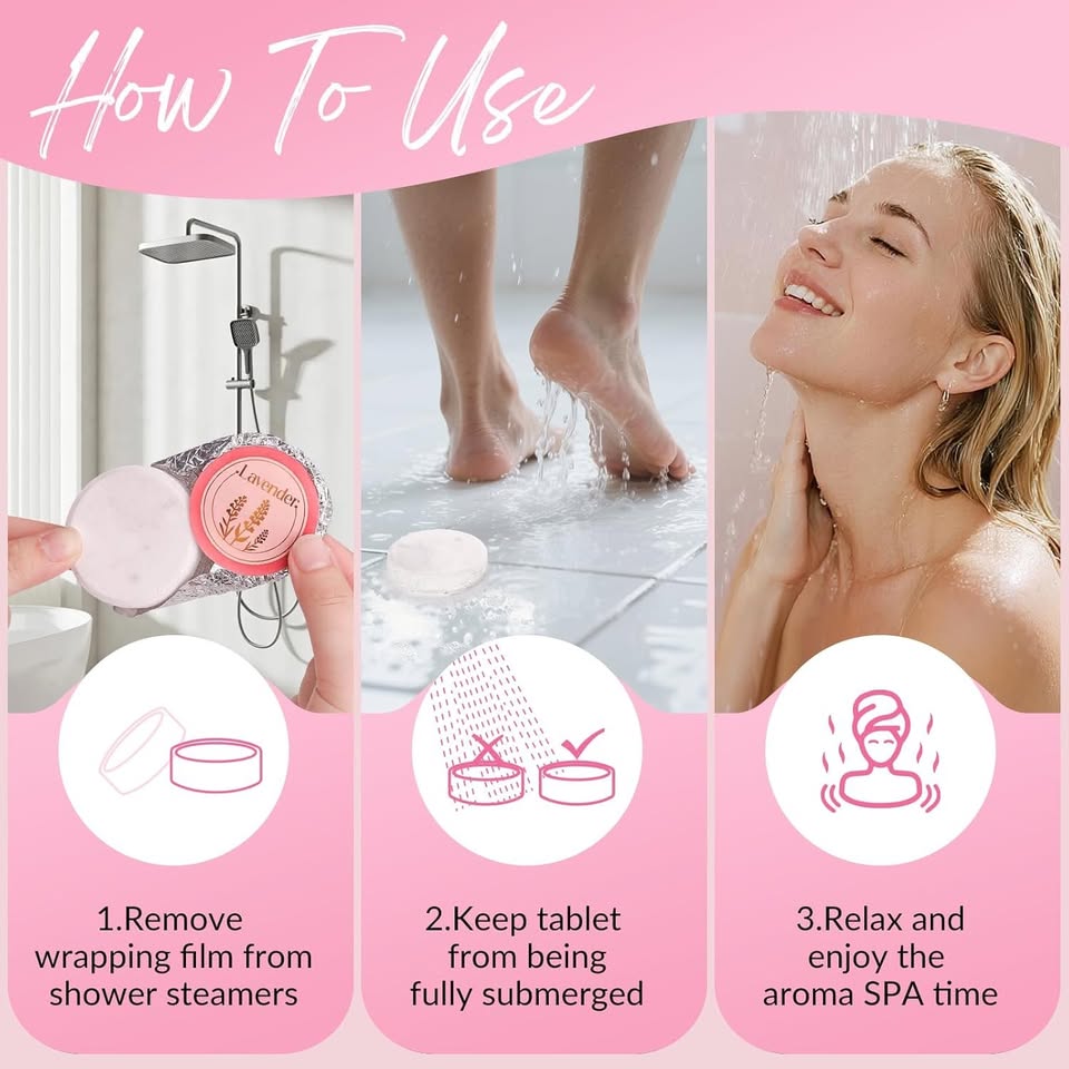 New~Shower Steamers, Lasting, Str Scent, W/EO, Indiv Wrp(8 PC) - photo 3