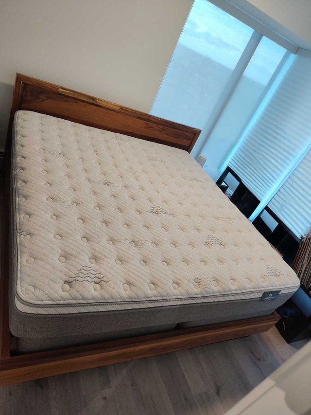 Serta Bali Euro Top Firm King Mattress and Box Springs