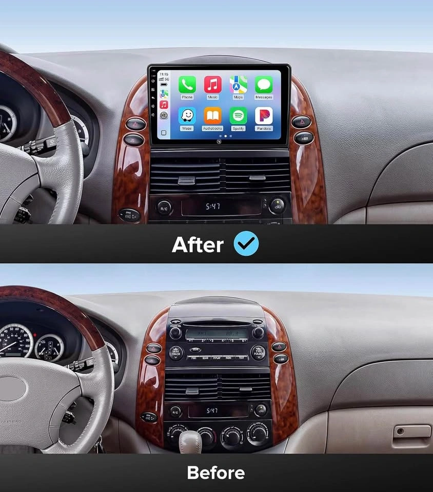 9" Wireless CarPlay Stereo for Toyota Sienna (NON-JBL) - photo 2