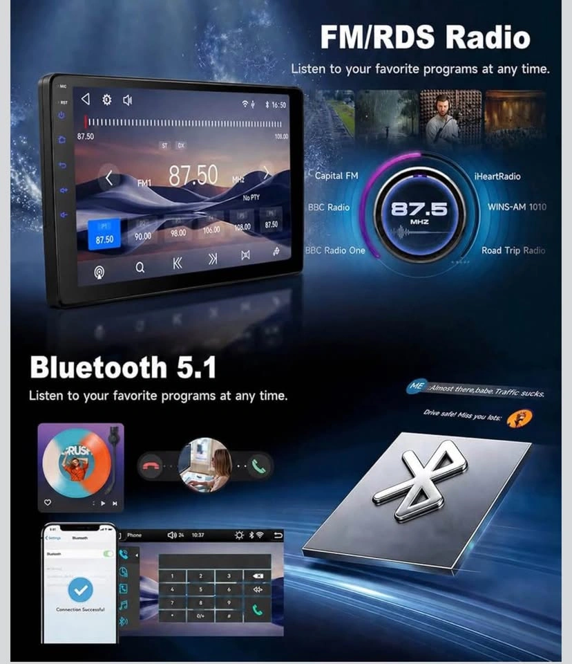 9” Car Stereo for Honda CRV Wireless Carplay/Android Auto - photo 3