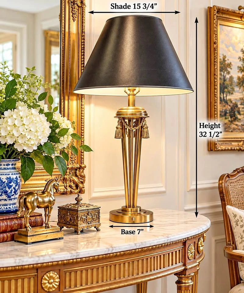Neoclassical Vintage Table Lamp