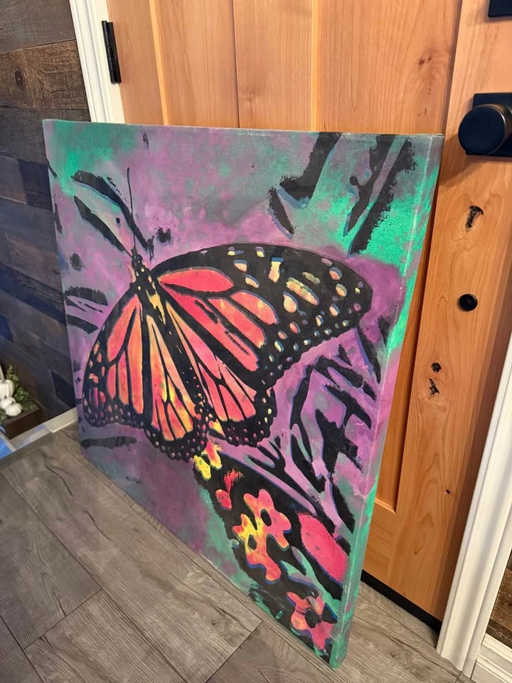 Butterfly Canvas 36” - photo 2