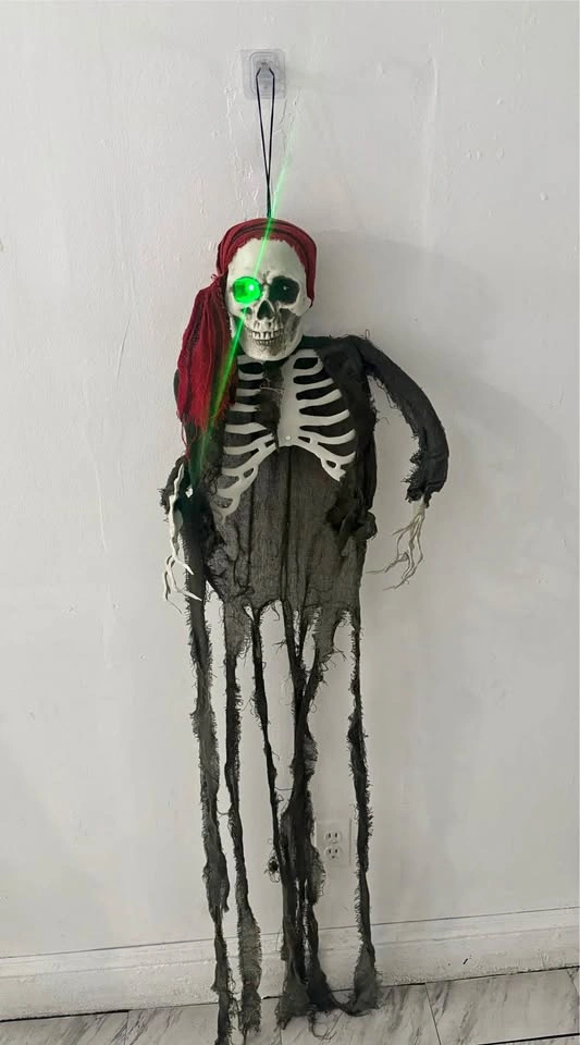 59in Hanging Ghost Pirate Halloween Prop