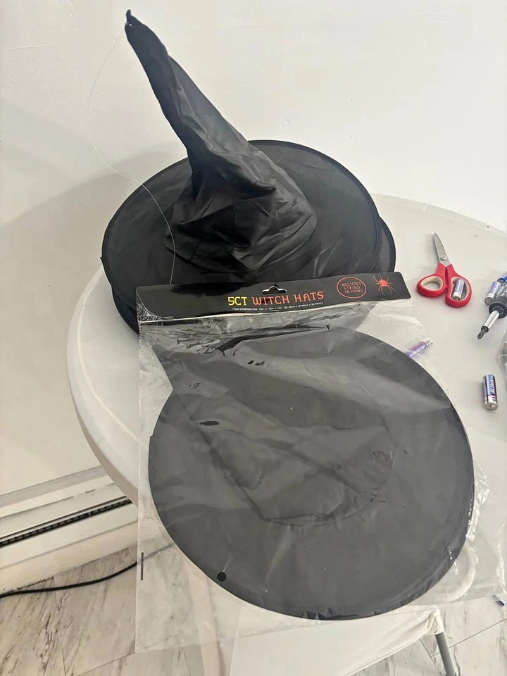 Hanging Halloween Witch Hats