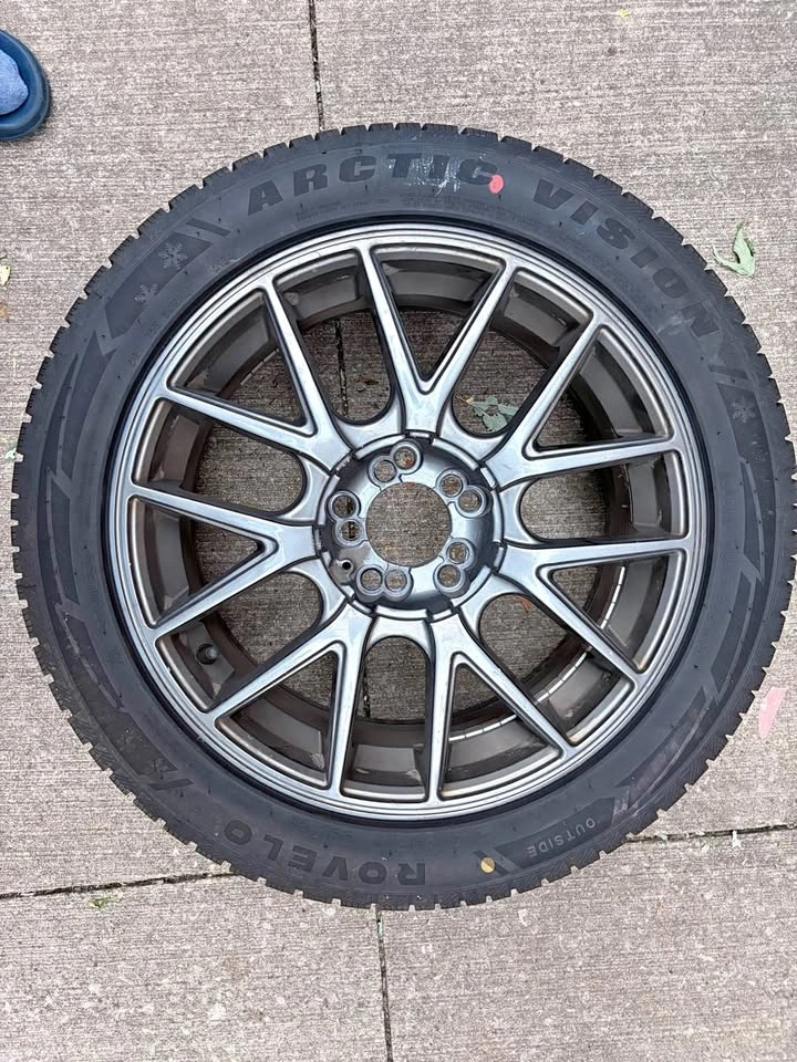 17" Touren Wheels with 245/45R17 Rovelo Winter Tires