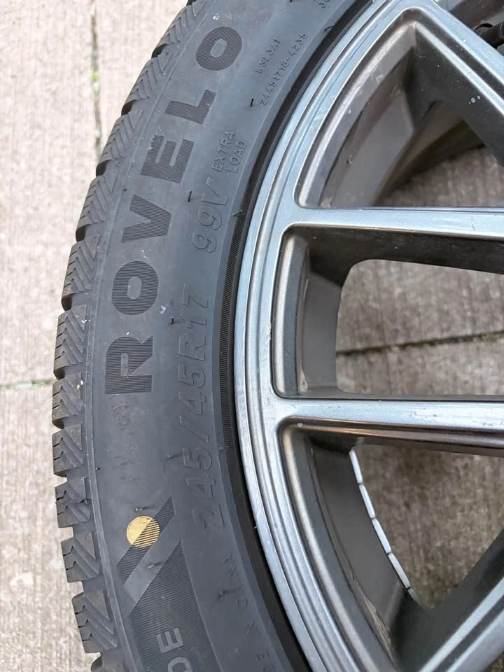 17" Touren Wheels with 245/45R17 Rovelo Winter Tires - photo 4