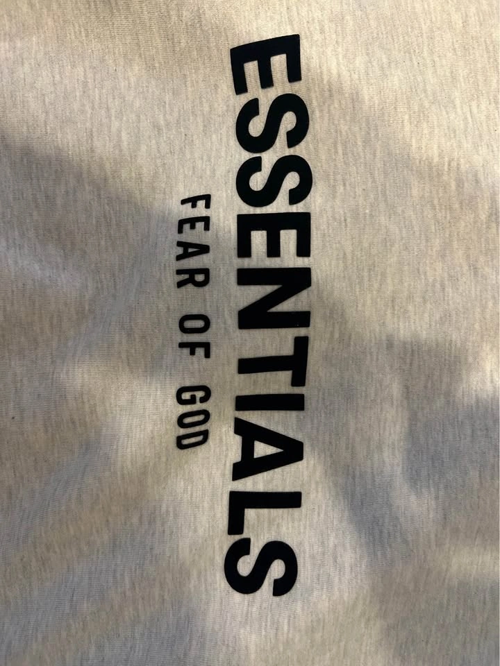 Essentials Fear of God Light Grey Hoodie Size L - photo 5