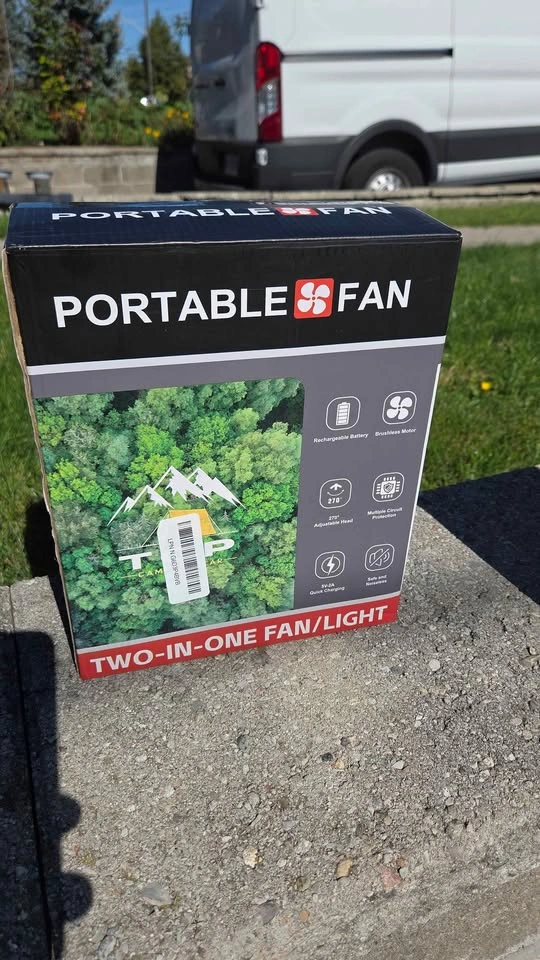 Top Camp Gear X23 Portable Two-in-One Fan/Light - photo 2