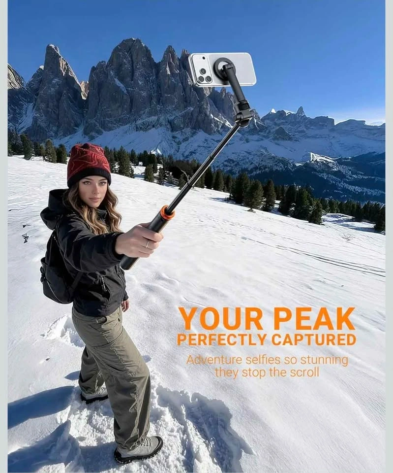 Magnetic Selfie Stick Tripod with Remote - photo 3