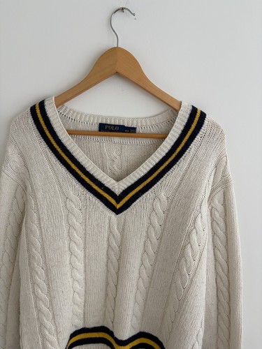 Vintage Polo Ralph Lauren Mens Cashmere Blend Sweater Size M - photo 2