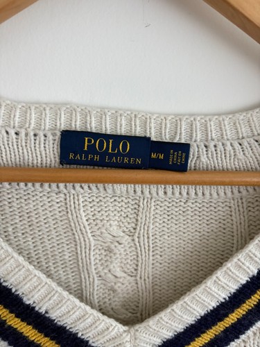 Vintage Polo Ralph Lauren Mens Cashmere Blend Sweater Size M - photo 3