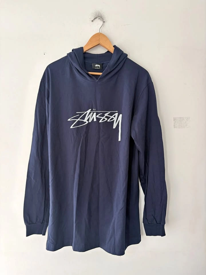 Stussy Marker Stock Lightweight Mens Hoodie Size L