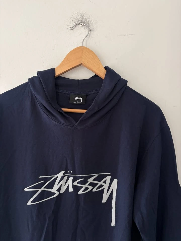 Stussy Marker Stock Lightweight Mens Hoodie Size L - photo 2