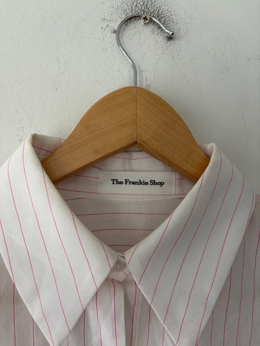 The Frankie Shop Striped Oversize Button Down Shirt Size L - photo 3