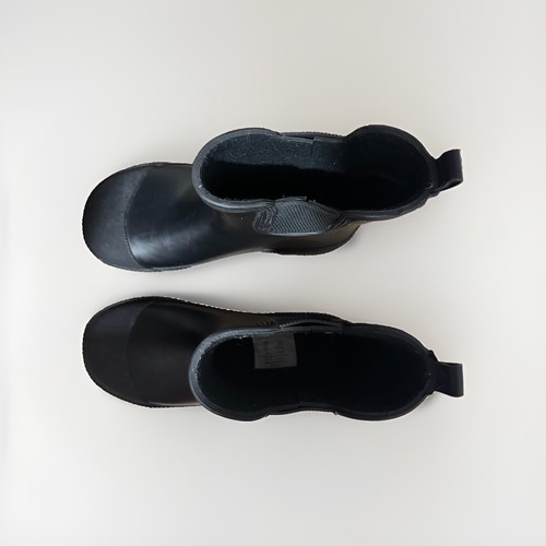H&M Kids Black Wellington Rain Boots US Size 13.5 - photo 2