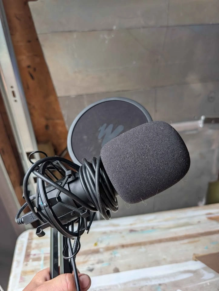 USB Condenser Microphone with Boom Arm and Pop Filter - photo 2