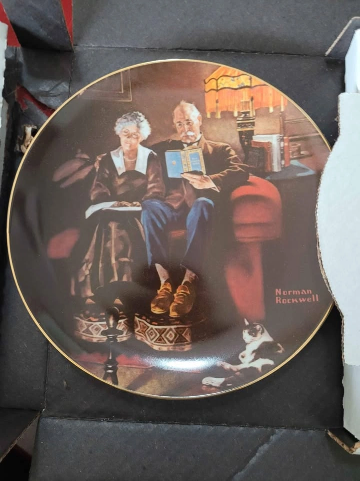Norman rockwell plates
