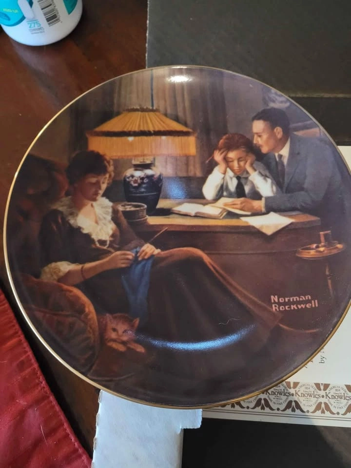 Norman rockwell plates - photo 2