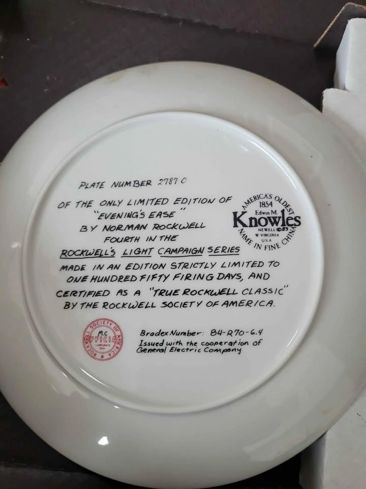 Norman rockwell plates - photo 3