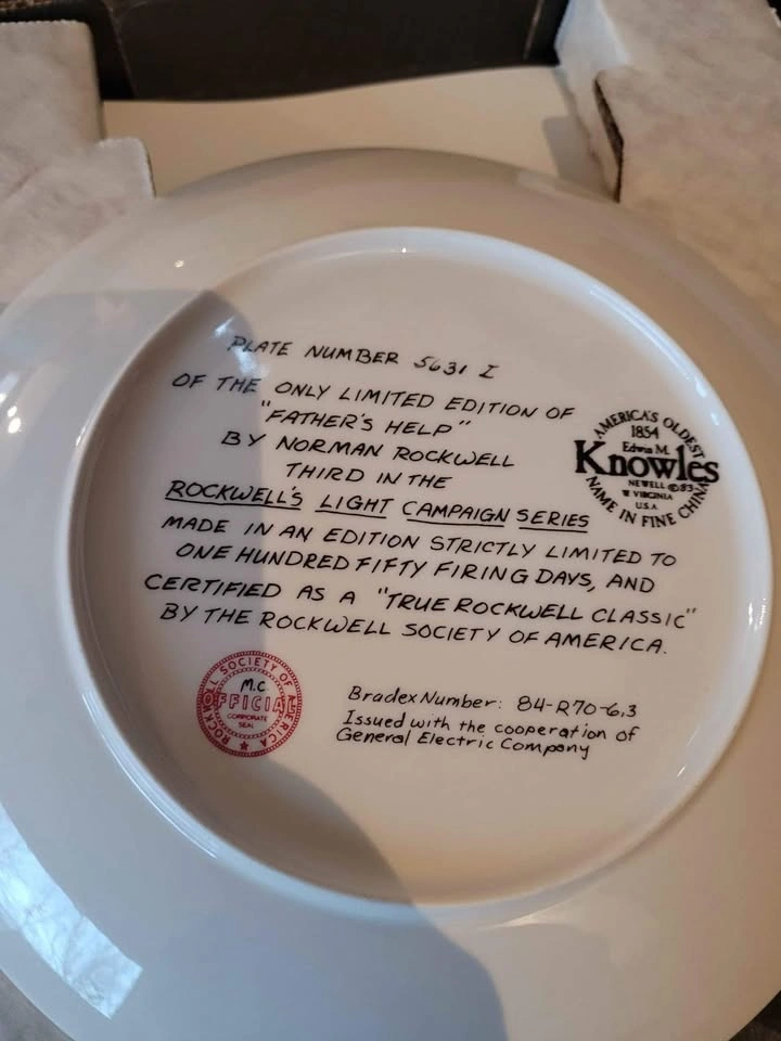 Norman rockwell plates - photo 4