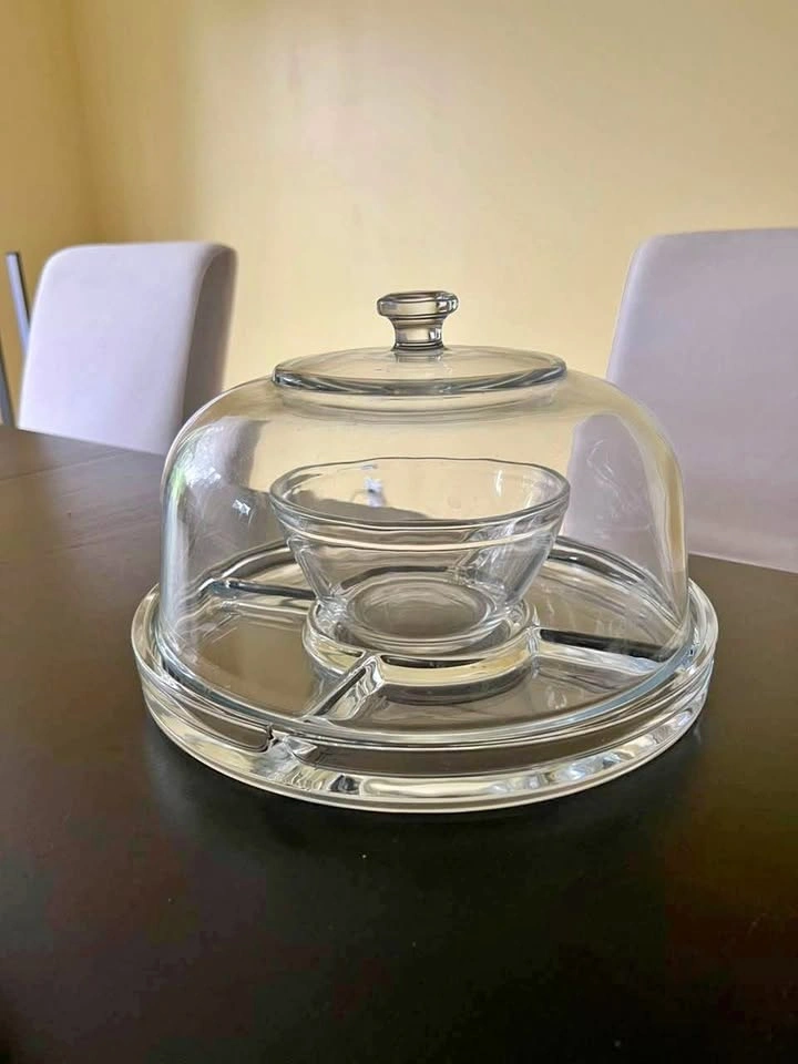 6-in-1 Server Cake Stand with Dome