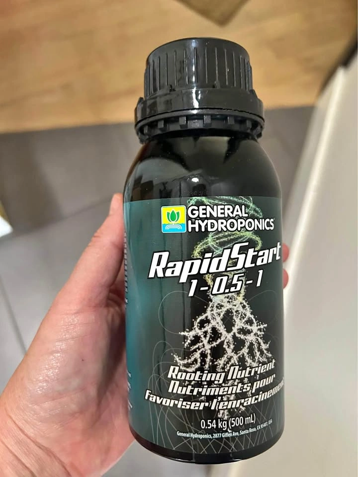 12 Bottles General Hydroponics RapidStart Rooting Nutrient