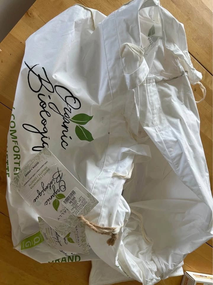 Washed, never used Organic Biologique Queen Duvet Comforter - photo 2