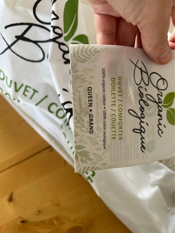 Washed, never used Organic Biologique Queen Duvet Comforter - photo 4