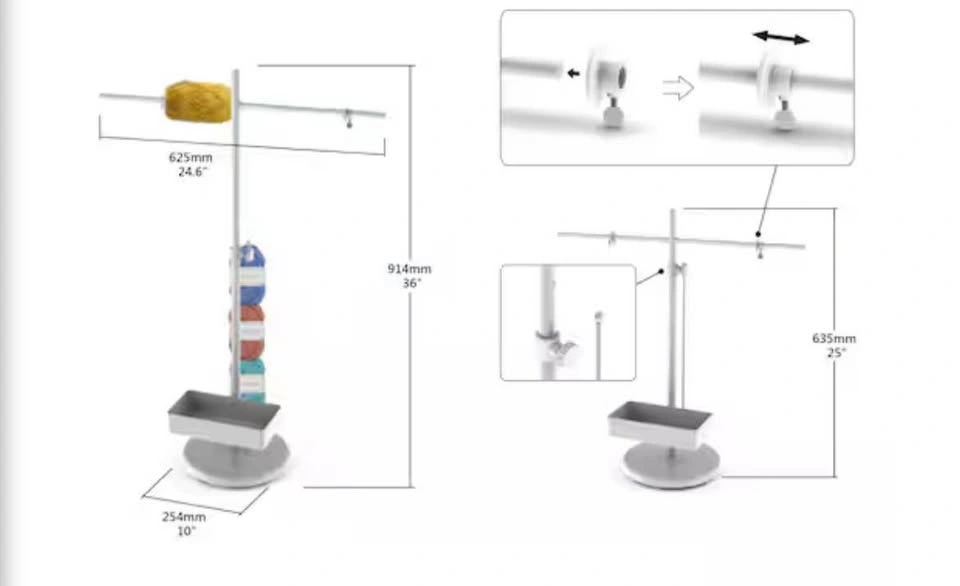 Adjustable Yarn Holder Stand Organizer - photo 4