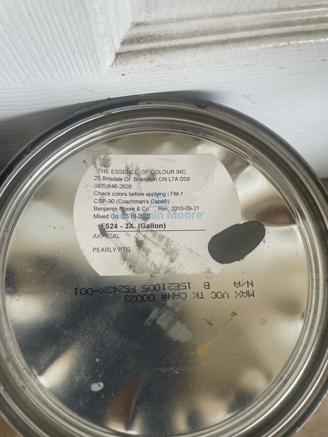 Benjamin Moore Aura interior Paint - eggshell - grey in colour - photo 3