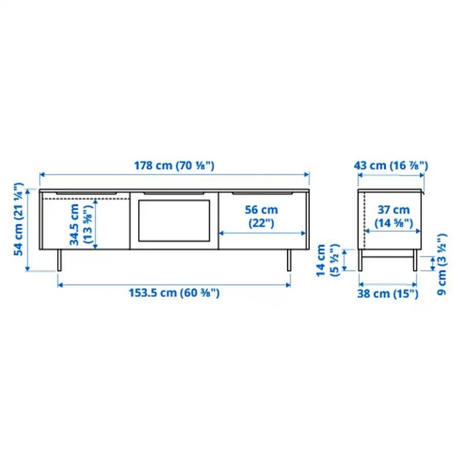 TV bench/ TV unit/ TV Stand with storage - photo 3