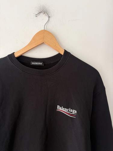 Balenciaga Political Campaign Logo Mens Sweatshirt Size M - photo 2