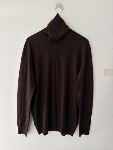 Loro Piana Baby Cashmere Mens Turtleneck Sweater Size 54