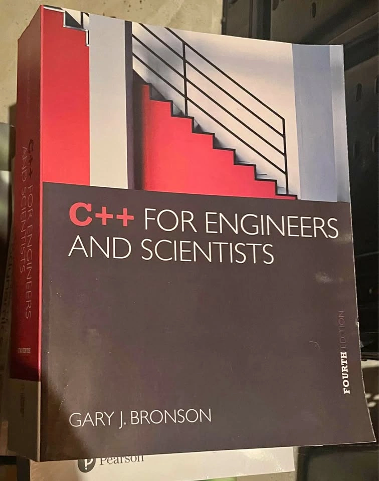 C++ for Engineers and Scientists (textbook)