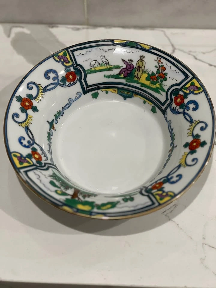 Antique Hand Painted Imperial Nippon Porcelain Serving Bowl - photo 2