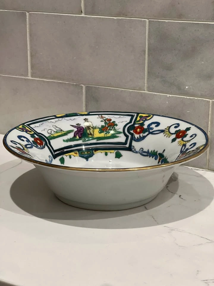 Antique Hand Painted Imperial Nippon Porcelain Serving Bowl - photo 3