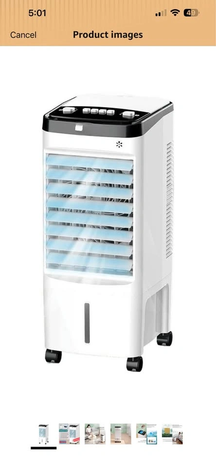 Cooling system fan with Water Cooling, Dual Tank Humidification - photo 3