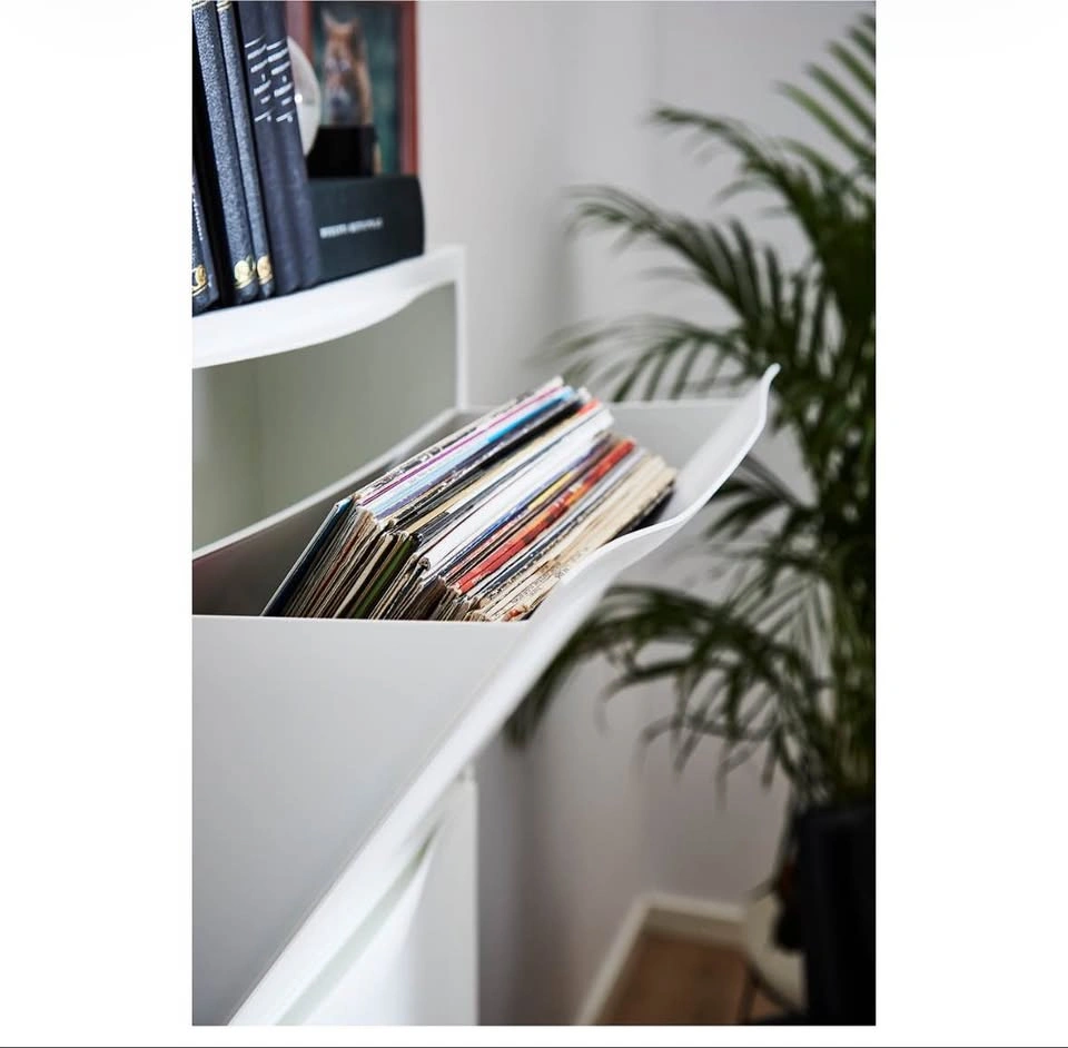 IKEA used corner shelf unit + 2x shoe cabinets - photo 5