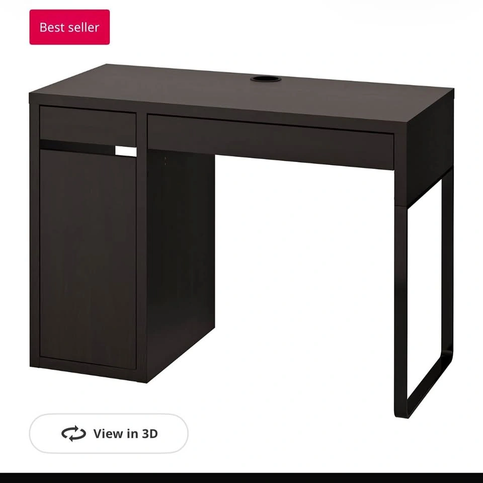 Desk, black-brown