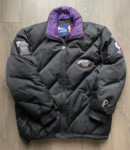 Vintage Pro Player Toronto Raptors Puffer Jacket Size L READ