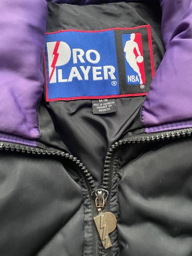 Vintage Pro Player Toronto Raptors Puffer Jacket Size L READ - photo 2