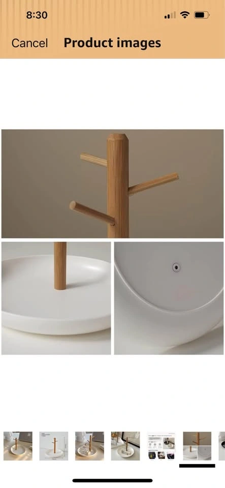 Jewelry/Key Tray with Wood 3-Tier Hanging Organizer - photo 3