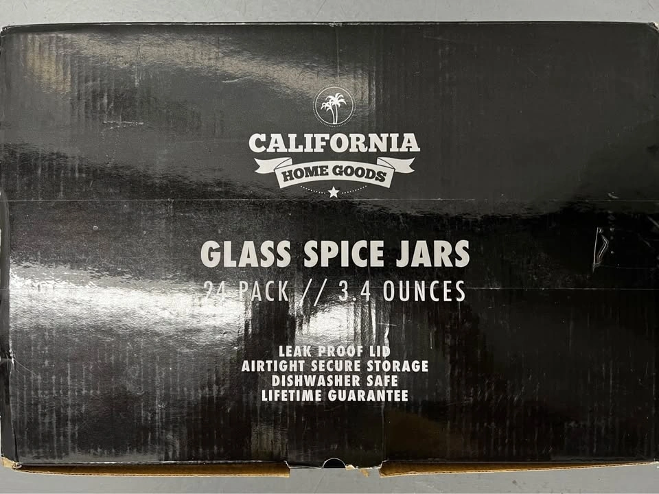 24pc Glass spice jars 3.4oz - photo 5