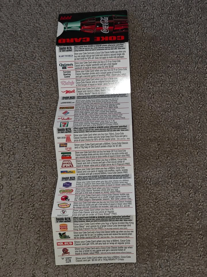 Coca Cola Coke Card Rare Vintage 1999 Collectible - photo 4