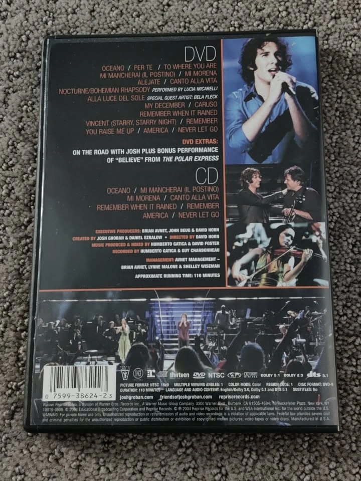 Josh Groban Live at The Greek (CD/DVD) - photo 4