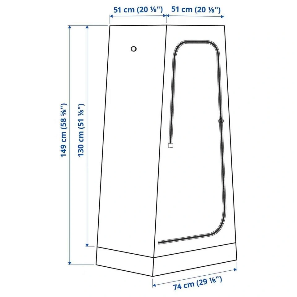 IKEA VUKU Portable Wardrobe - photo 2